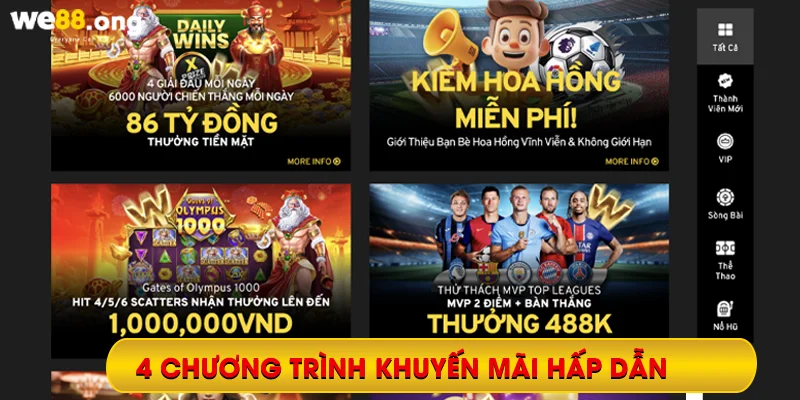 We88 Ong 🎖️ We 88 Nikeblazers | Trang Chủ Nhà Cái We88 Casino 32 4 Chương trình khuyến mãi hấp dẫn của nhà cái We88