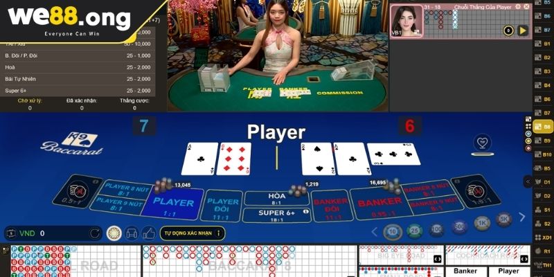 Baccarat WE88 Chia Sẻ Bí Quyết Chơi Hiệu Quả Cho Newbie 2 Luật chơi Baccarat WE88 đơn giản đến bất ngờ