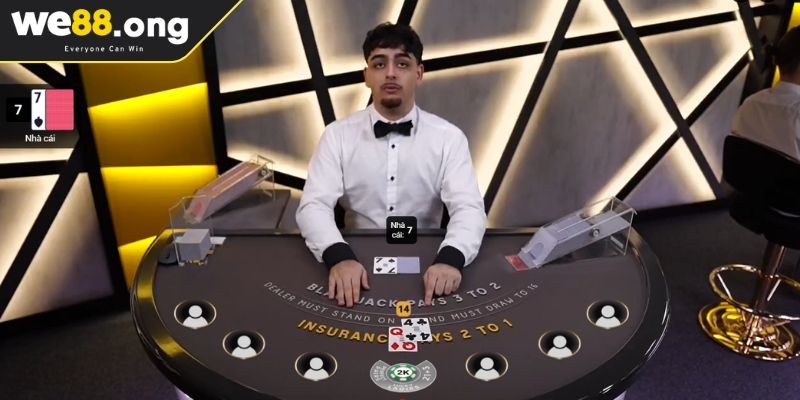 Blackjack WE88 Khám Phá Trò Chơi Hấp Dẫn Nhất Mọi Thời Đại 2 Lựa chọn hành động Blackjack WE88