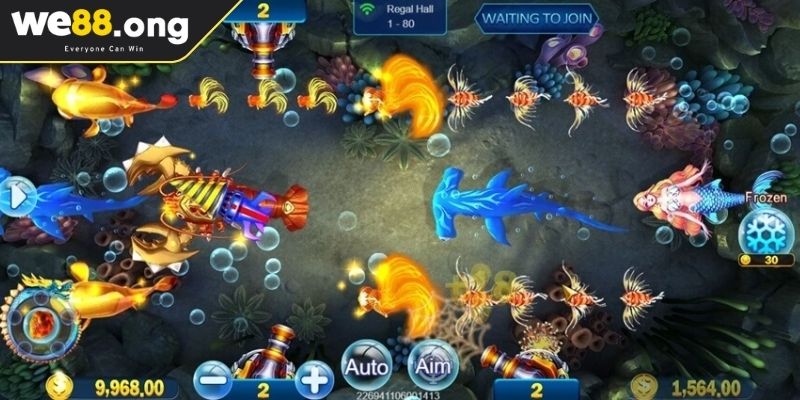 Royal Fishing WE88 Săn Cá Vàng Và Rinh Ngay Quà Khủng 2 Chế độ nhiệm vụ Royal Fishing WE88