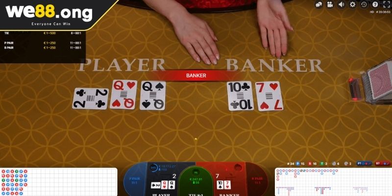 Các Thế Bài Baccarat WE88 Nắm Bắt Vận May Trên Bàn Cược 3 Chiến lược bách chiến bách thắng cho mọi thế bài Baccarat