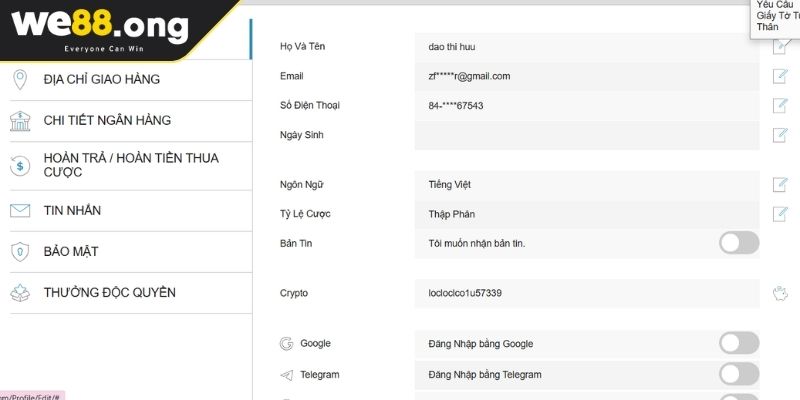 Chơi có trách nhiệm We88 2 Quản lý tài chính cá nhân
