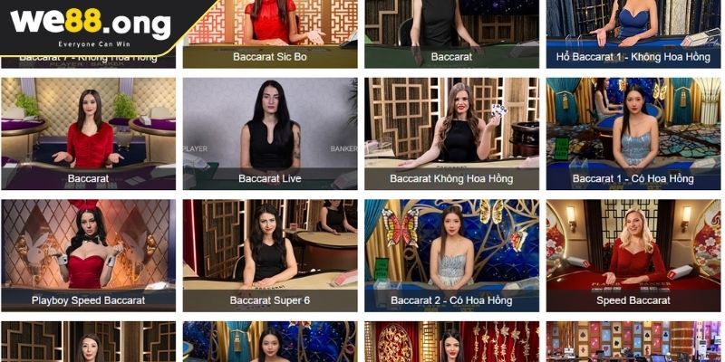Dream Casino WE88 Thiên Đường Giải Trí Trực Tuyến Đỉnh Cao 3 Dream Casino WE88 Baccarat vũ điệu của những lá bài