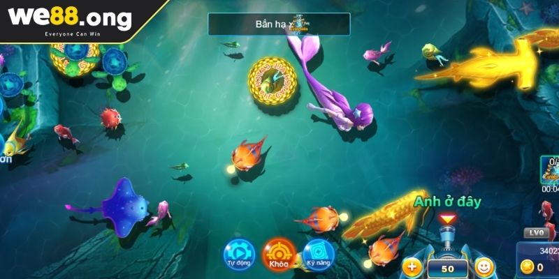 Happy Fishing WE88 Khám Phá Đại Dương Săn Tìm Kho Báu 2 Happy Fishing WE88 cua bom