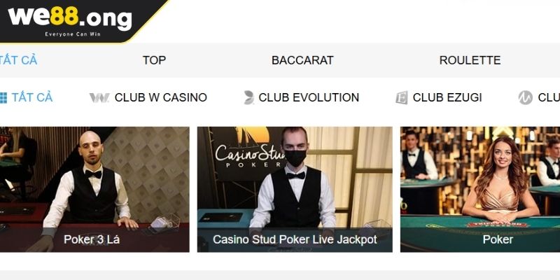 Poker WE88 Sản Phẩm Hấp Dẫn Cho Những Ai Đam Mê Game Bài 1 Những thông tin tổng quát quát về trò Poker WE88