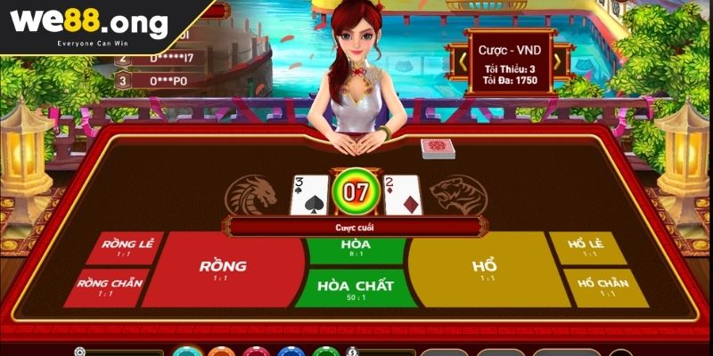 Rồng Hổ WE88 Trò Chơi Cá Cược Hấp Dẫn Với Tỷ Lệ Thưởng Cao 2 Luật chơi Rồng Hổ WE88 cơ bản mà bạn cần nắm rõ